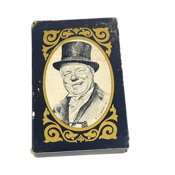1971 W.C. Fields Commemorative Playing Cards Deck Vintage Humor Collectible - Picture 1 of 6